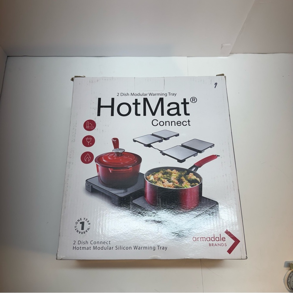 HotMat Connect Modular Warming Tray - Red and Black